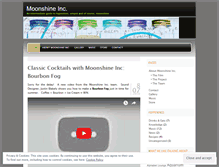 Tablet Screenshot of moonshineinc.wordpress.com
