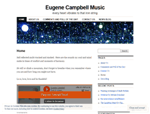 Tablet Screenshot of eugenecampbellmusic.wordpress.com
