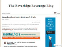 Tablet Screenshot of beveridgebeverage.wordpress.com