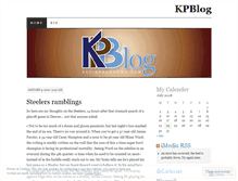 Tablet Screenshot of kpburrows.wordpress.com