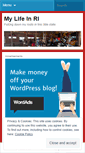Mobile Screenshot of mylifeinri.wordpress.com