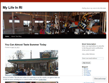 Tablet Screenshot of mylifeinri.wordpress.com