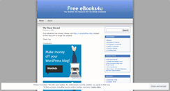 Desktop Screenshot of freeebooks4u.wordpress.com