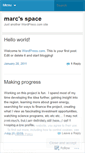 Mobile Screenshot of marcw123.wordpress.com