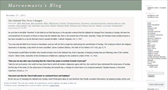 Desktop Screenshot of marcusmaxis.wordpress.com