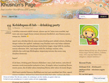 Tablet Screenshot of khusnun.wordpress.com