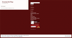 Desktop Screenshot of everydayredflags.wordpress.com