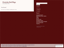 Tablet Screenshot of everydayredflags.wordpress.com