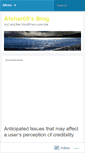 Mobile Screenshot of afshar05.wordpress.com