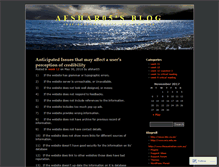 Tablet Screenshot of afshar05.wordpress.com