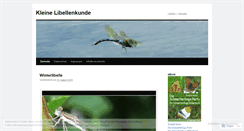 Desktop Screenshot of libellenkunde.wordpress.com