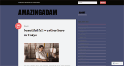 Desktop Screenshot of amazingadam.wordpress.com