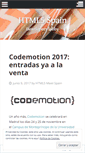 Mobile Screenshot of html5spain.wordpress.com