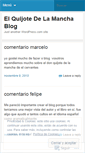 Mobile Screenshot of elquijotedelamancha.wordpress.com