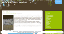 Desktop Screenshot of knitwhits.wordpress.com