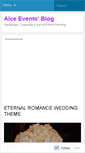 Mobile Screenshot of alceevents.wordpress.com
