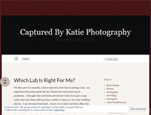 Tablet Screenshot of capturedbykatiephotography.wordpress.com