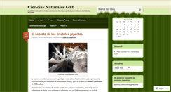 Desktop Screenshot of cienciasnaturalesgtb.wordpress.com