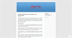 Desktop Screenshot of choptalk.wordpress.com