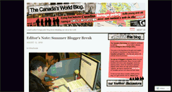 Desktop Screenshot of canadasworld.wordpress.com