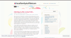 Desktop Screenshot of localfamilystuffdotcom.wordpress.com