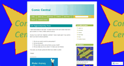 Desktop Screenshot of comiccentral1.wordpress.com