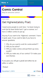 Mobile Screenshot of comiccentral1.wordpress.com