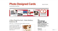 Desktop Screenshot of cqcards.wordpress.com