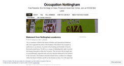 Desktop Screenshot of occupationnottingham.wordpress.com