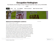 Tablet Screenshot of occupationnottingham.wordpress.com