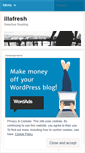 Mobile Screenshot of illafresh.wordpress.com