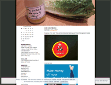 Tablet Screenshot of mysaladdressingdays.wordpress.com