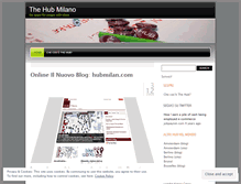 Tablet Screenshot of hubmilan.wordpress.com