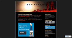 Desktop Screenshot of brainrants.wordpress.com