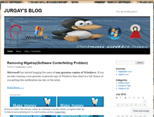 Tablet Screenshot of jurgay.wordpress.com