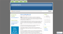 Desktop Screenshot of cadainstante.wordpress.com
