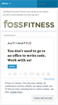 Mobile Screenshot of fossfitness.wordpress.com