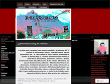 Tablet Screenshot of perforarte.wordpress.com