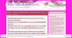 Desktop Screenshot of ilmudzikir.wordpress.com