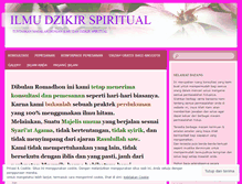 Tablet Screenshot of ilmudzikir.wordpress.com