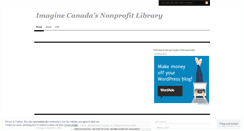 Desktop Screenshot of nonprofitlibrary.wordpress.com