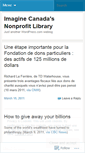 Mobile Screenshot of nonprofitlibrary.wordpress.com