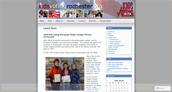 Desktop Screenshot of kidsvotingrochester.wordpress.com