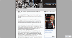 Desktop Screenshot of constitutionalismanddemocracy.wordpress.com