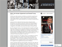 Tablet Screenshot of constitutionalismanddemocracy.wordpress.com