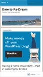 Mobile Screenshot of daretoredream.wordpress.com