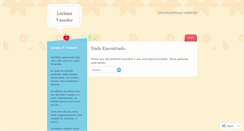 Desktop Screenshot of lucianavassoler.wordpress.com