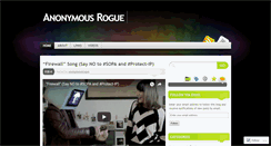Desktop Screenshot of anonymousrogue.wordpress.com
