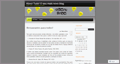 Desktop Screenshot of abouttd.wordpress.com