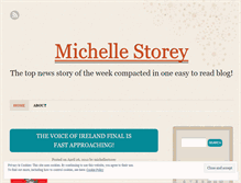 Tablet Screenshot of michellestorey.wordpress.com